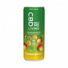 CBD Living - CBD Sparkling Water - Mango Guava